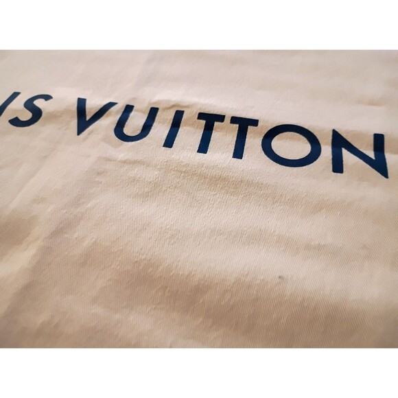 LOUIS VUITTON Authentic Drawstring dust bag XL | Beige 24.5” x 26” - Picture 3 of 7